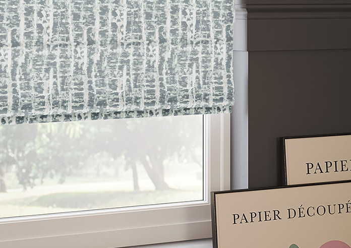Urbanite, Frosted Steel - Twist&Fit Roman Blind - Image 5